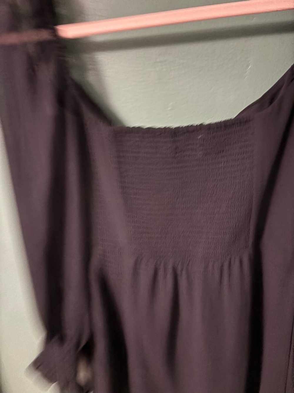 Wilfred Black Long-Sleeve Sheer Scoop-Neck Dress - Picture 4 of 4